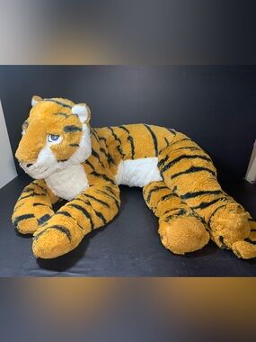 IKEA Tiger Plush Stuffed Animal Toy Djungelskog Brown/White/orange 24" Large